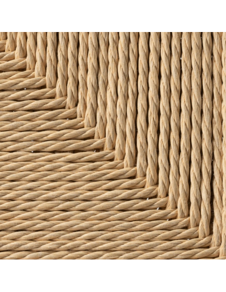 spisebordsstole træ eg egetræ moderne nordisk dansk design rattan flet armlæn