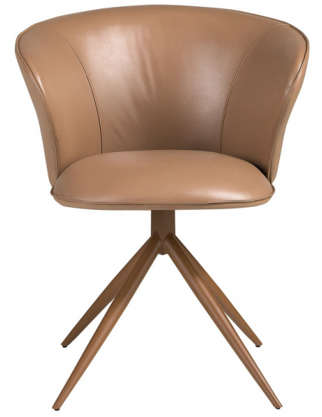 spisebordsstol med armlæn og drejefod drejefunktion læder erhvervsindretning restaurantmøbler