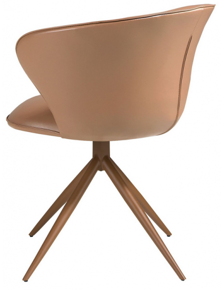 spisebordsstol med armlæn og drejefod drejefunktion læder erhvervsindretning restaurantmøbler