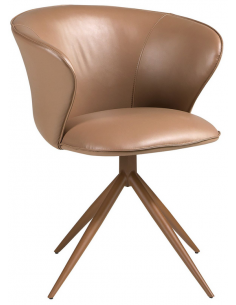 spisebordsstol med armlæn og drejefod drejefunktion læder erhvervsindretning restaurantmøbler