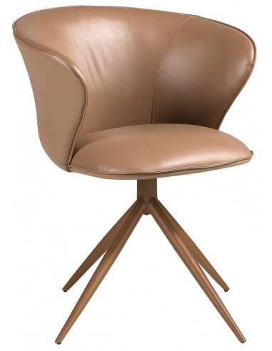 spisebordsstol med armlæn og drejefod drejefunktion læder erhvervsindretning restaurantmøbler