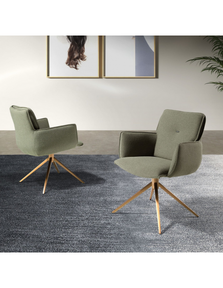 spisebordsstol med armlæn og drejefod drejefunktion erhvervsindretning restaurantmøbler