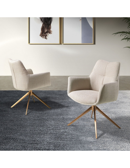 spisebordsstol med armlæn og drejefod drejefunktion erhvervsindretning restaurantmøbler