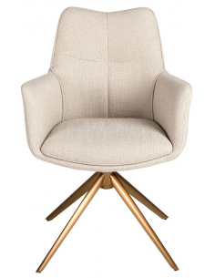 spisebordsstol med armlæn og drejefod drejefunktion erhvervsindretning restaurantmøbler 2