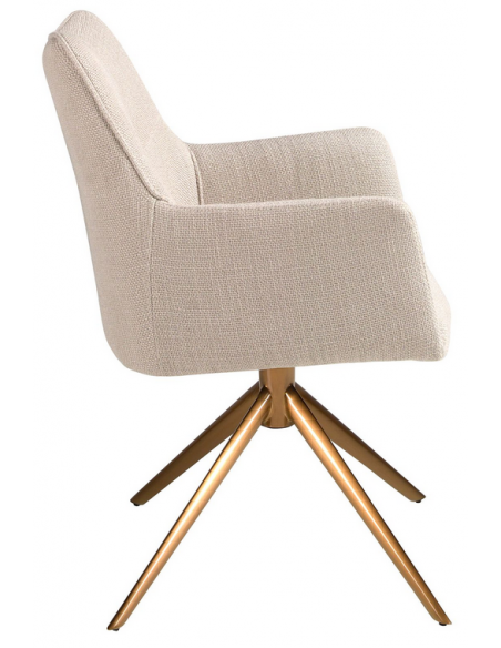 spisebordsstol med armlæn og drejefod drejefunktion erhvervsindretning restaurantmøbler