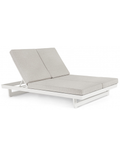 solseng dobbelt solvogn havemøbler hvid design moderne