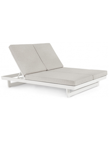 solseng dobbelt solvogn havemøbler hvid design moderne