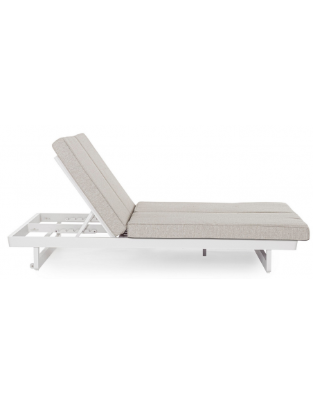 solseng dobbelt solvogn havemøbler hvid design moderne