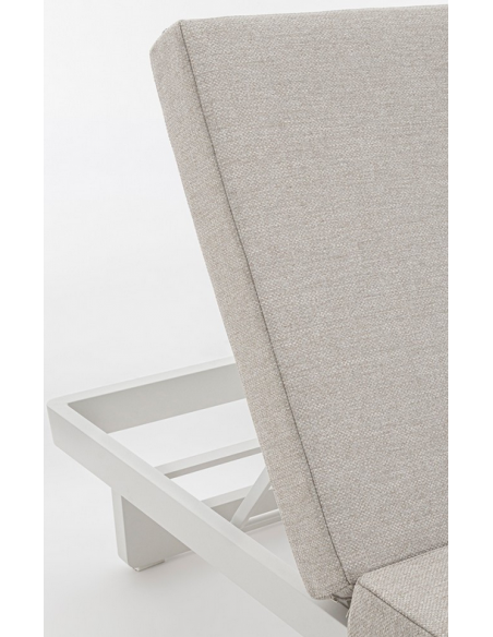 solseng dobbelt solvogn havemøbler hvid design moderne