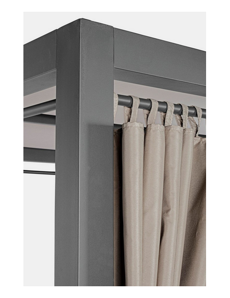 solseng dobbelt solvogn havemøbler daybed udendørs møbler gardiner design