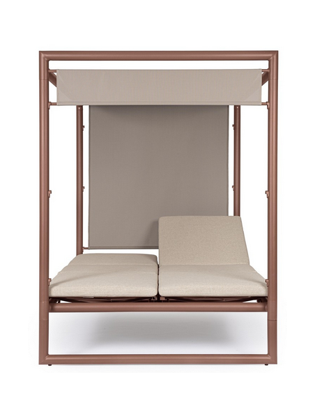 solseng dobbelt solvogn havemøbler daybed udendørs møbler gardiner design