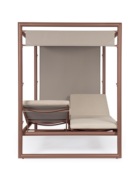 solseng dobbelt solvogn havemøbler daybed udendørs møbler gardiner design