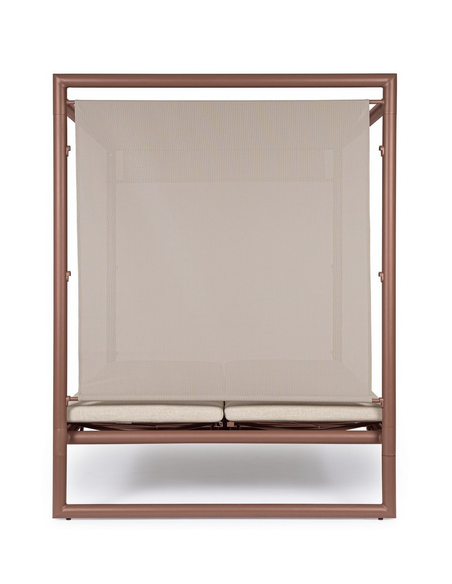 solseng dobbelt solvogn havemøbler daybed udendørs møbler gardiner design