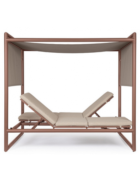 solseng dobbelt solvogn havemøbler daybed udendørs møbler gardiner design