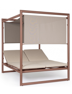 solseng dobbelt solvogn havemøbler daybed udendørs møbler gardiner design 2