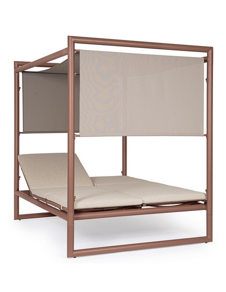 solseng dobbelt solvogn havemøbler daybed udendørs møbler gardiner design