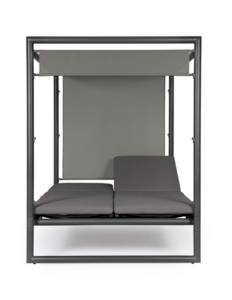 solseng dobbelt solvogn havemøbler daybed udendørs møbler gardiner design