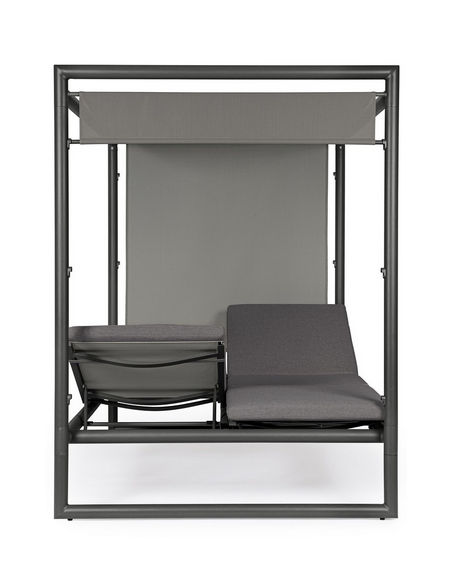 solseng dobbelt solvogn havemøbler daybed udendørs møbler gardiner design