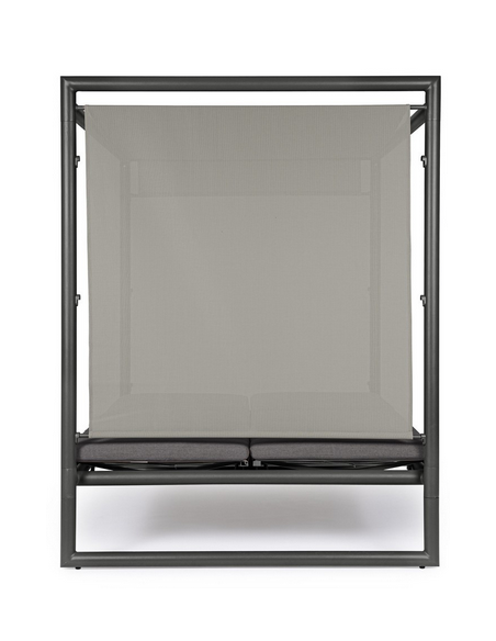 solseng dobbelt solvogn havemøbler daybed udendørs møbler gardiner design