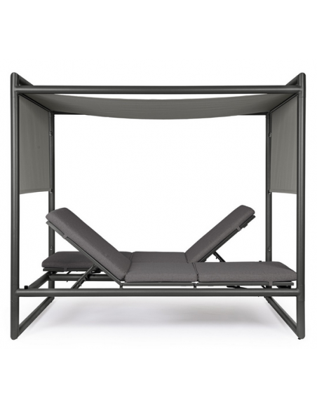 solseng dobbelt solvogn havemøbler daybed udendørs møbler gardiner design