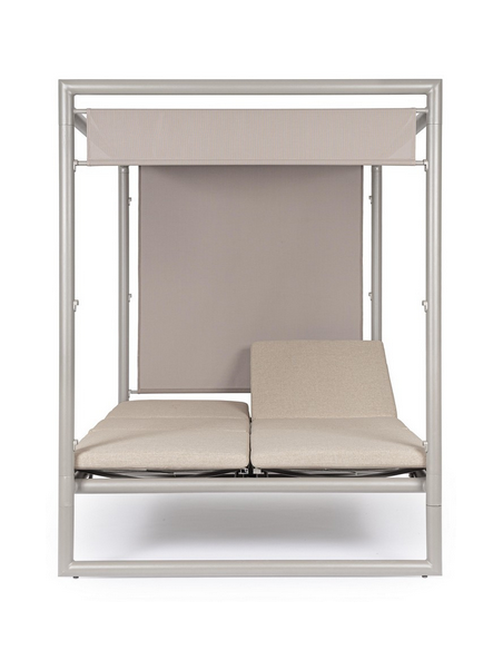 solseng dobbelt solvogn havemøbler daybed udendørs møbler gardiner design