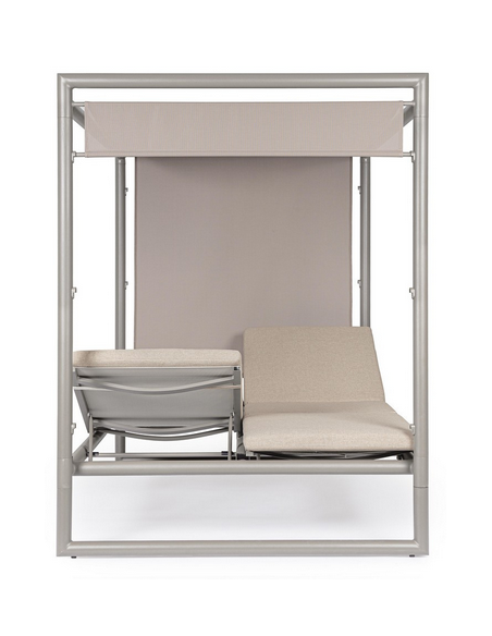 solseng dobbelt solvogn havemøbler daybed udendørs møbler gardiner design