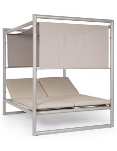 solseng dobbelt solvogn havemøbler daybed udendørs møbler gardiner design 2