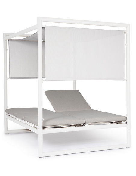 solseng dobbelt solvogn havemøbler daybed udendørs møbler gardiner design