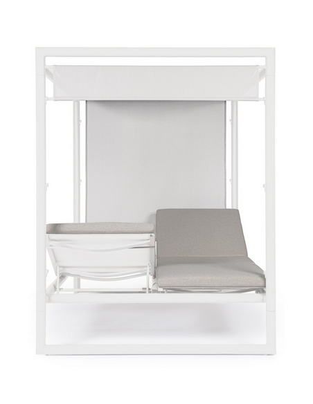 solseng dobbelt solvogn havemøbler daybed udendørs møbler gardiner design