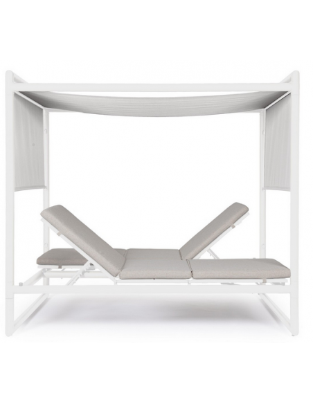 solseng dobbelt solvogn havemøbler daybed udendørs møbler gardiner design