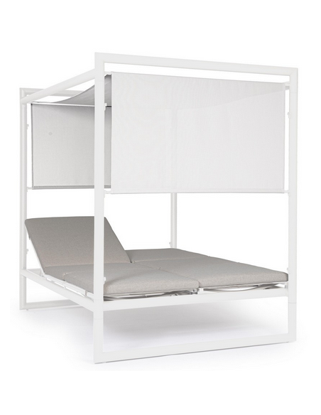 solseng dobbelt solvogn havemøbler daybed udendørs møbler gardiner design