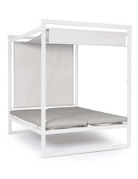 solseng dobbelt solvogn havemøbler daybed udendørs møbler gardiner design