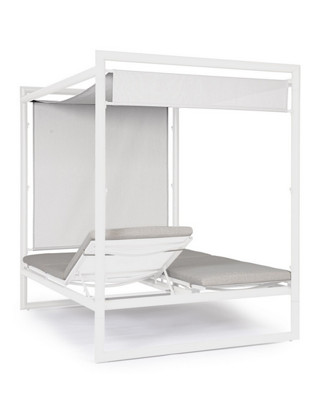 solseng dobbelt solvogn havemøbler daybed udendørs møbler gardiner design