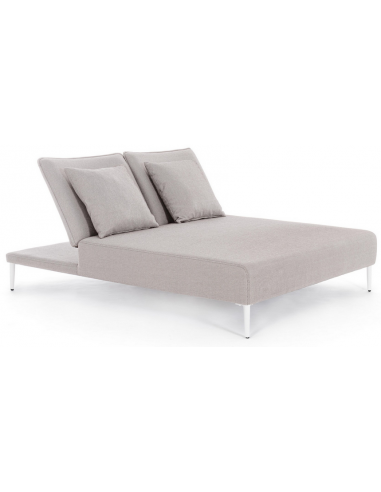 dobbelt solseng solvogn havemøbler hvid design moderne