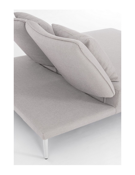 dobbelt solseng solvogn havemøbler hvid design moderne