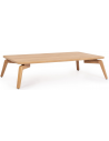 Lounge havebord i teaktræ 120 x 70 cm - Teaktræ
