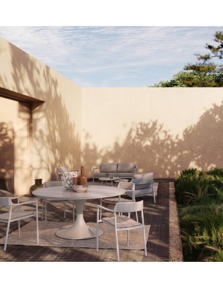 rundt havebord havemøbler udendørs møbler indretning design