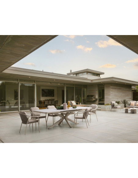 Havebord med udtræk havemøbler design spisebord have udendørs