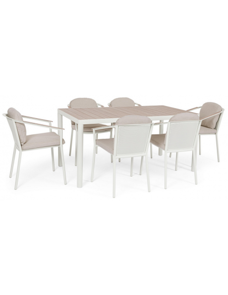 spisebordssæt udendørs havemøbler havebord med havestole polyrattan