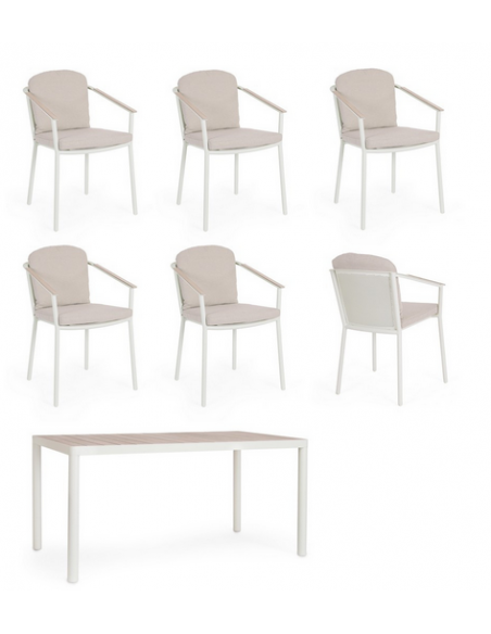 spisebordssæt udendørs havemøbler havebord med havestole polyrattan