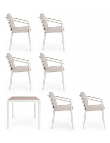 spisebordssæt udendørs havemøbler havebord med havestole polyrattan