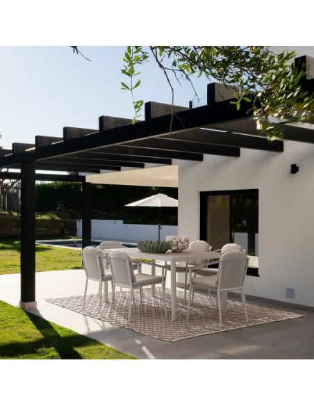 spisebordssæt udendørs havemøbler havebord med havestole polyrattan