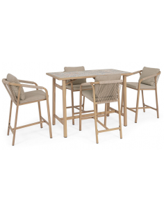 træ design aluminium havemøbler barmøbler barstole barbord haven terrasse