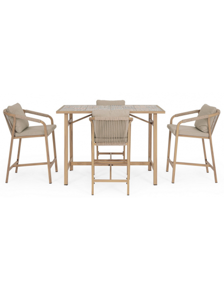 træ design aluminium havemøbler barmøbler barstole barbord haven terrasse