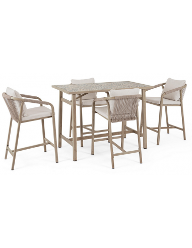 træ design aluminium havemøbler barmøbler barstole barbord haven terrasse