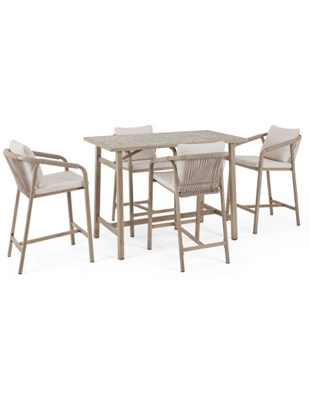 træ design aluminium havemøbler barmøbler barstole barbord haven terrasse