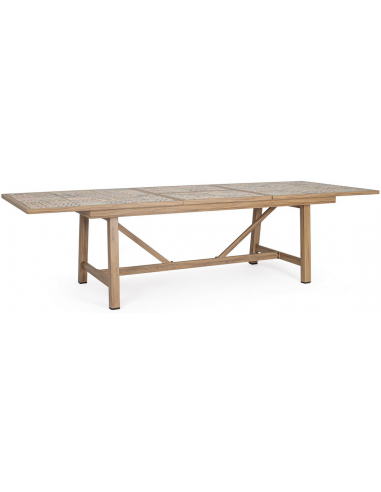 Havebord havemøbler spisebord design moderne træ udtræk butterfly