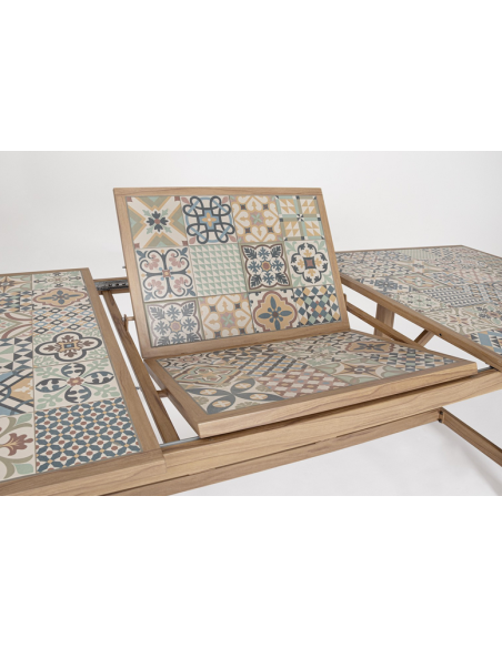 Havebord havemøbler spisebord design moderne træ udtræk butterfly