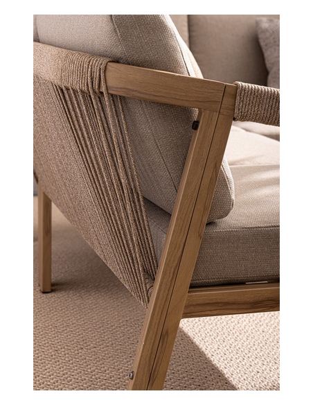 loungesæt loungesofa havesofa træ design aluminium havemøbler