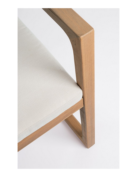 spisebordssæt udendørs havemøbler havebord med havestole træ teak teaktræ